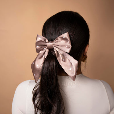 Moño - Capuccino Mini Large Bow