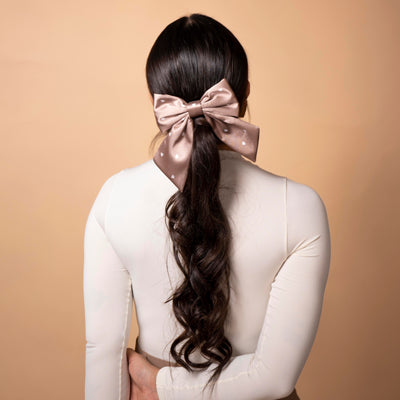 Moño - Capuccino Mini Large Bow