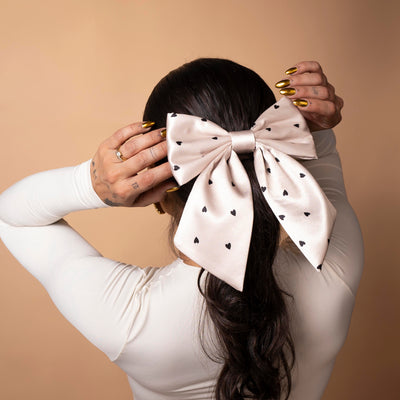 Moño - Latte Large Bow