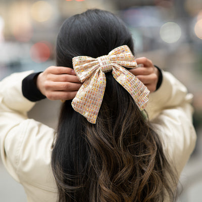 Moño - Cream Bright Large Bow