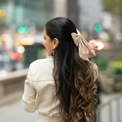 Moño - Cream Bright Large Bow