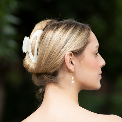 Hair Clips - Shell