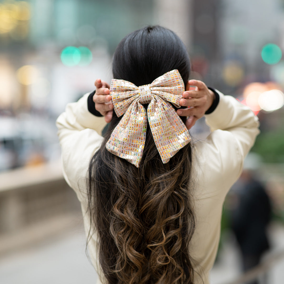 Moño - Cream Bright Large Bow