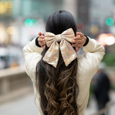 Moño - Cream Bright Large Bow