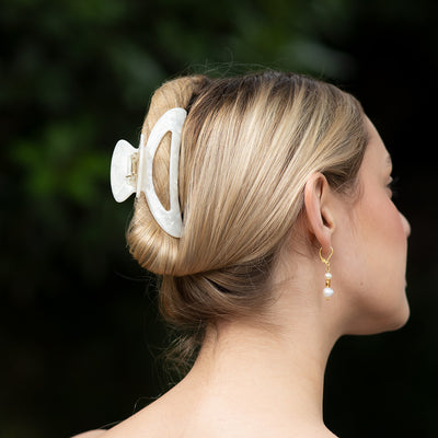 Hair Clips - Shell