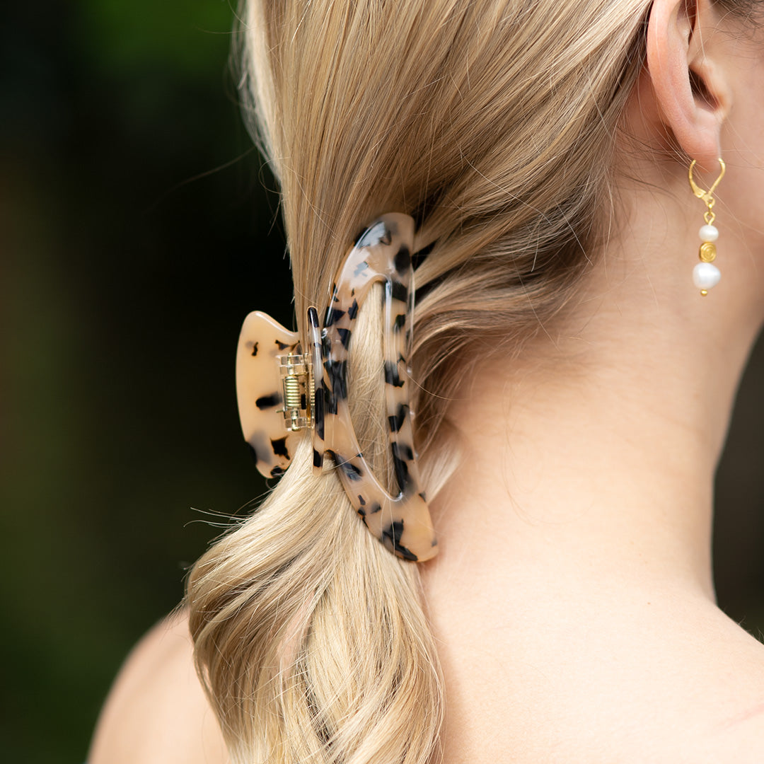 Hair Clips - Shell