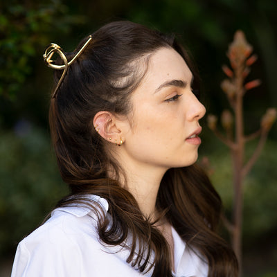 Hair Clips - Golden