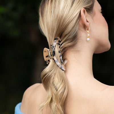 Hair Clips - Shell