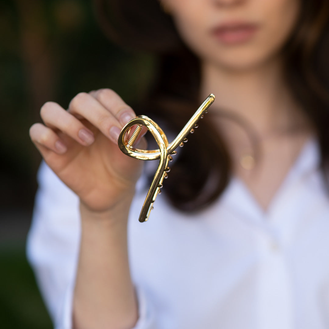 Hair Clips - Golden