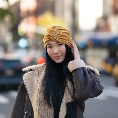 TURBANTE CRUZADO CABEZA COMPLETA