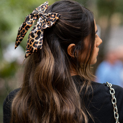 Moño - Animal Print Large Bow