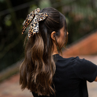 Moño - Animal Print Large Bow