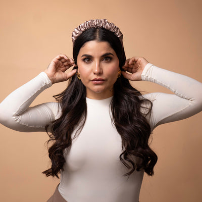 Balaca - Capuccino flunchie Headband