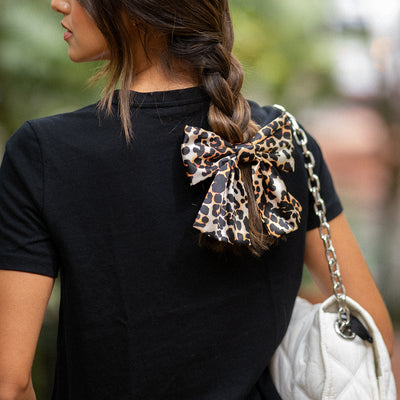 Moño - Animal Print School Girl Bow