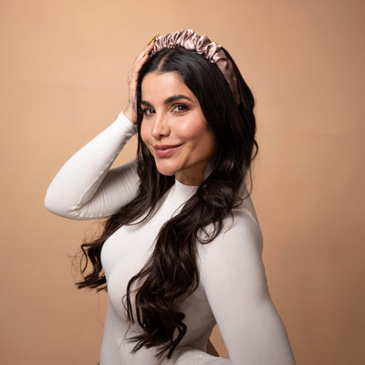 Balaca - Capuccino flunchie Headband