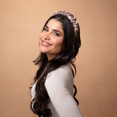 Balaca - Capuccino flunchie Headband