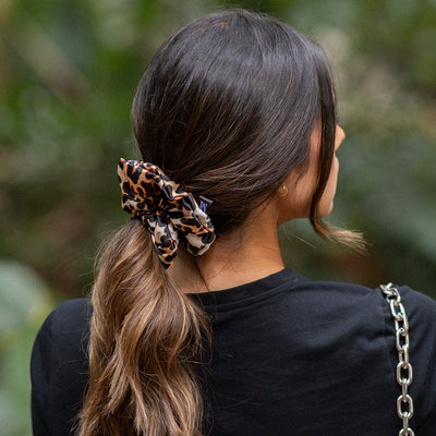 Scrunchie - Animal Print Medium