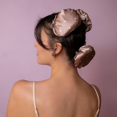 TRONQUITOS Y MINI GORROS DE SATÍN - ONDAS SIN CALOR