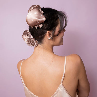 TRONQUITOS Y MINI GORROS DE SATÍN - ONDAS SIN CALOR