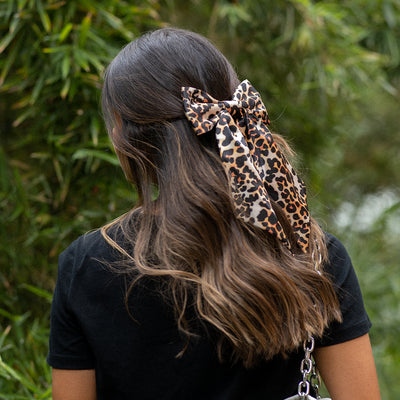 Moño - Animal Print EXTRA Large Bow