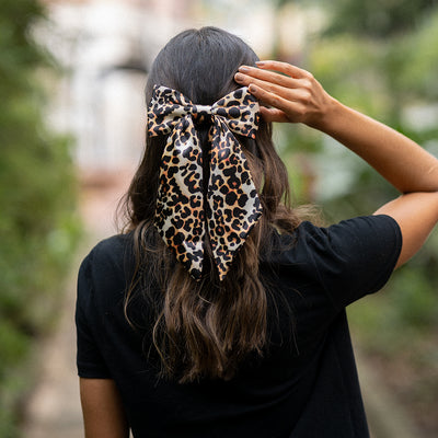 Moño - Animal Print EXTRA Large Bow