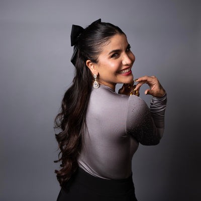Moño - Leather Large Bow