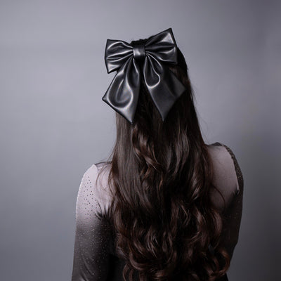 Moño - Leather Large Bow