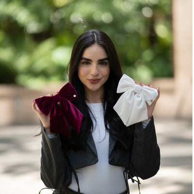 Moño - Large velvet Bows