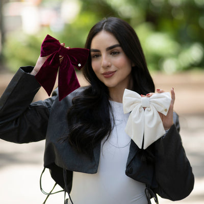 Moño - Large velvet Bows