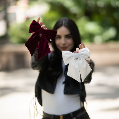 Moño - Large velvet Bows