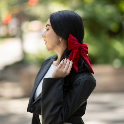 Moño - Large velvet Bows
