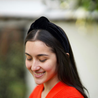 Balaca - Classic Velvet negro Headband