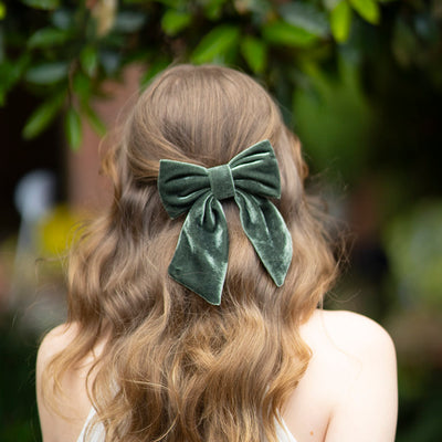 MOÑO - MINI LARGE VELVET BOWS